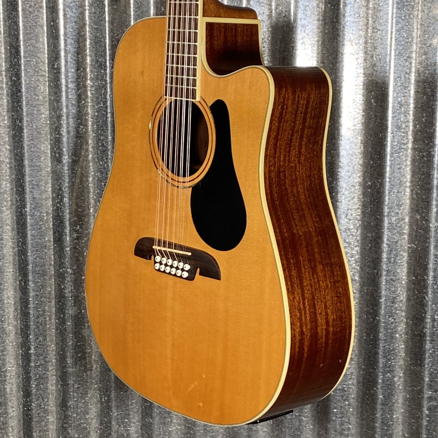 Alvarez Artist Series AD6012CE 12 String Cutaway Acoustic Electric Guitar & Case #0890 Used
