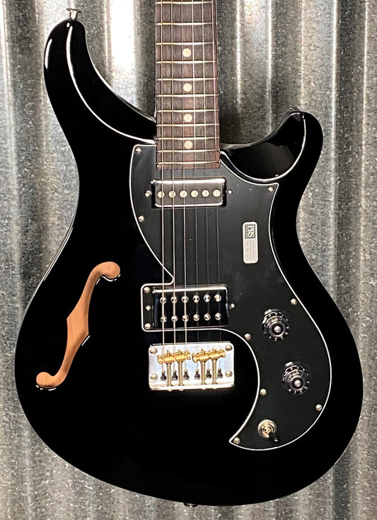 PRS Paul Reed Smith USA S2 Vela Semi Hollow Black Guitar & Bag #4294