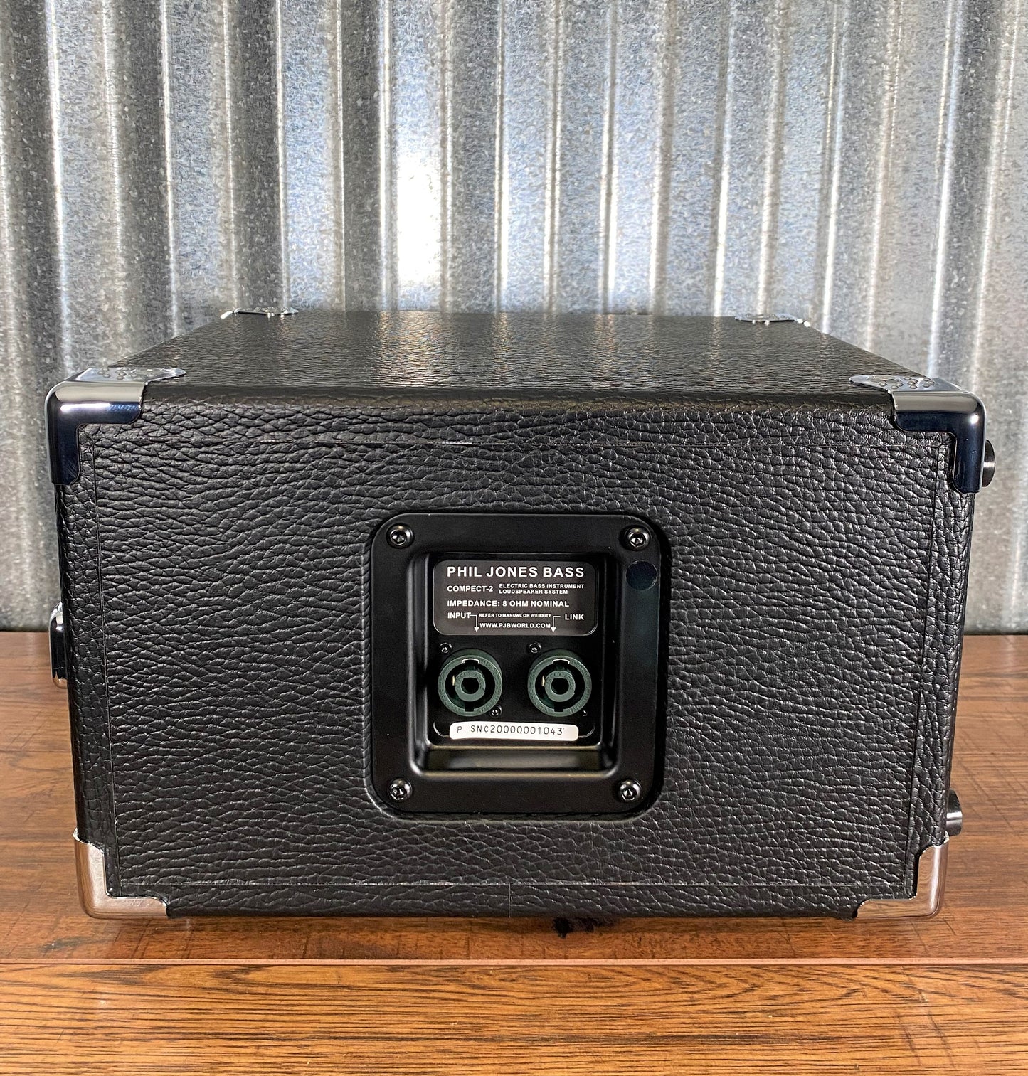 Phil Jones Bass C2 Piranha Compact 2 200W 2x5" Bass Extension Speaker Cabinet 8 Ohm Black