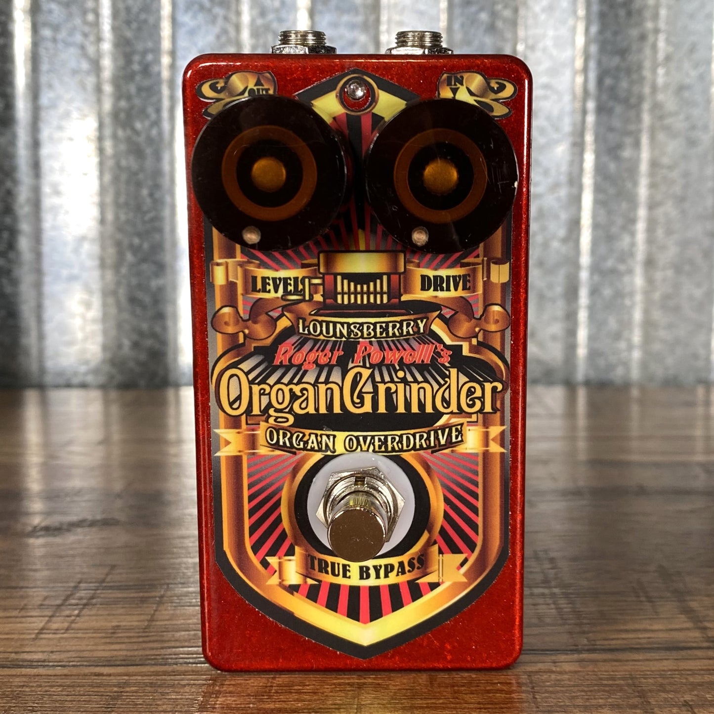 Lounsberry Pedals Roger Powell's Organ Grinder Overdrive Keyboard Guitar Effect Pedal Used