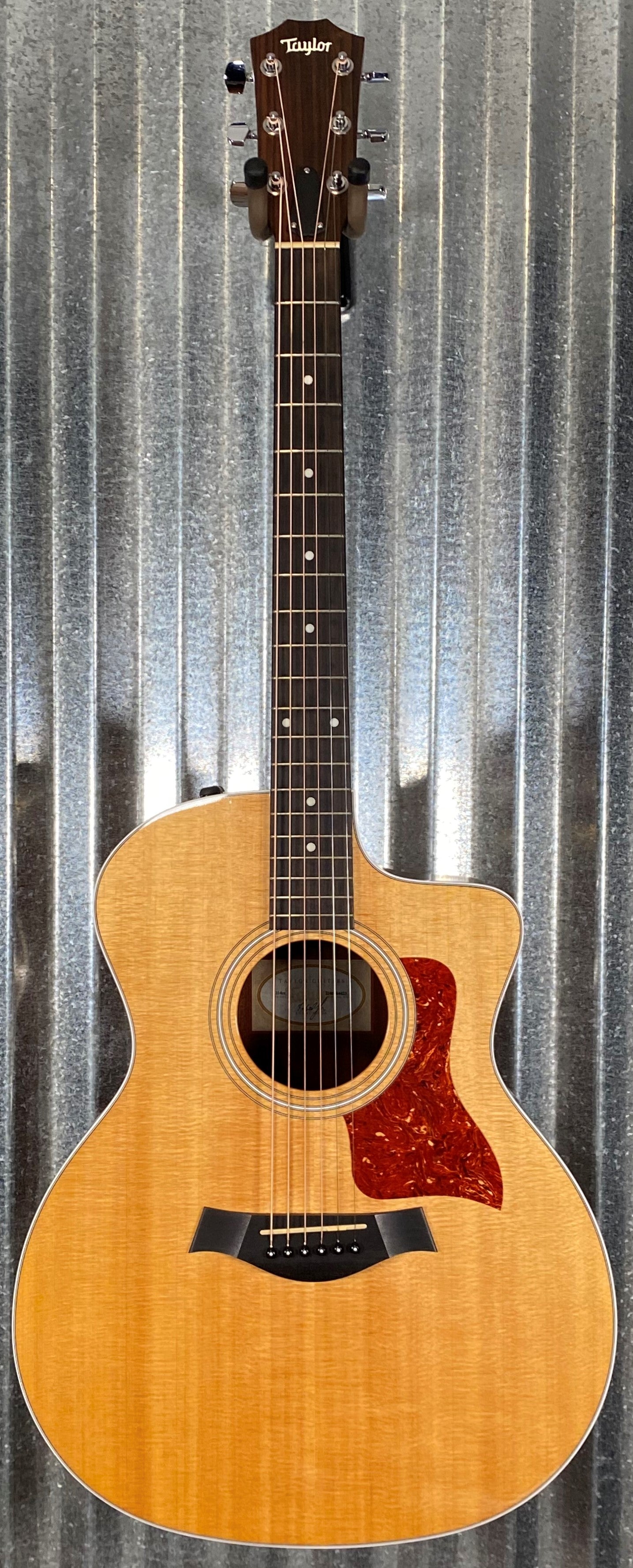 Taylor 214CE Grand Auditorium Natural Acoustic Electric Guitar & Case #4423 Used
