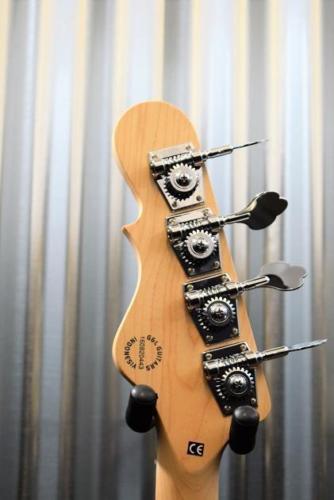 G&L Tribute M-2000 4 String Bass Honeyburst 3 Band Active EQ & Case M2000 #0443