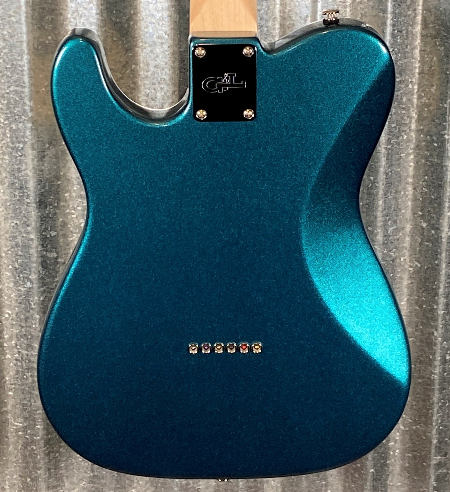 G&L USA 2023 Custom ASAT Classic Emerald Blue Metallic Guitar & Bag #1206 Used