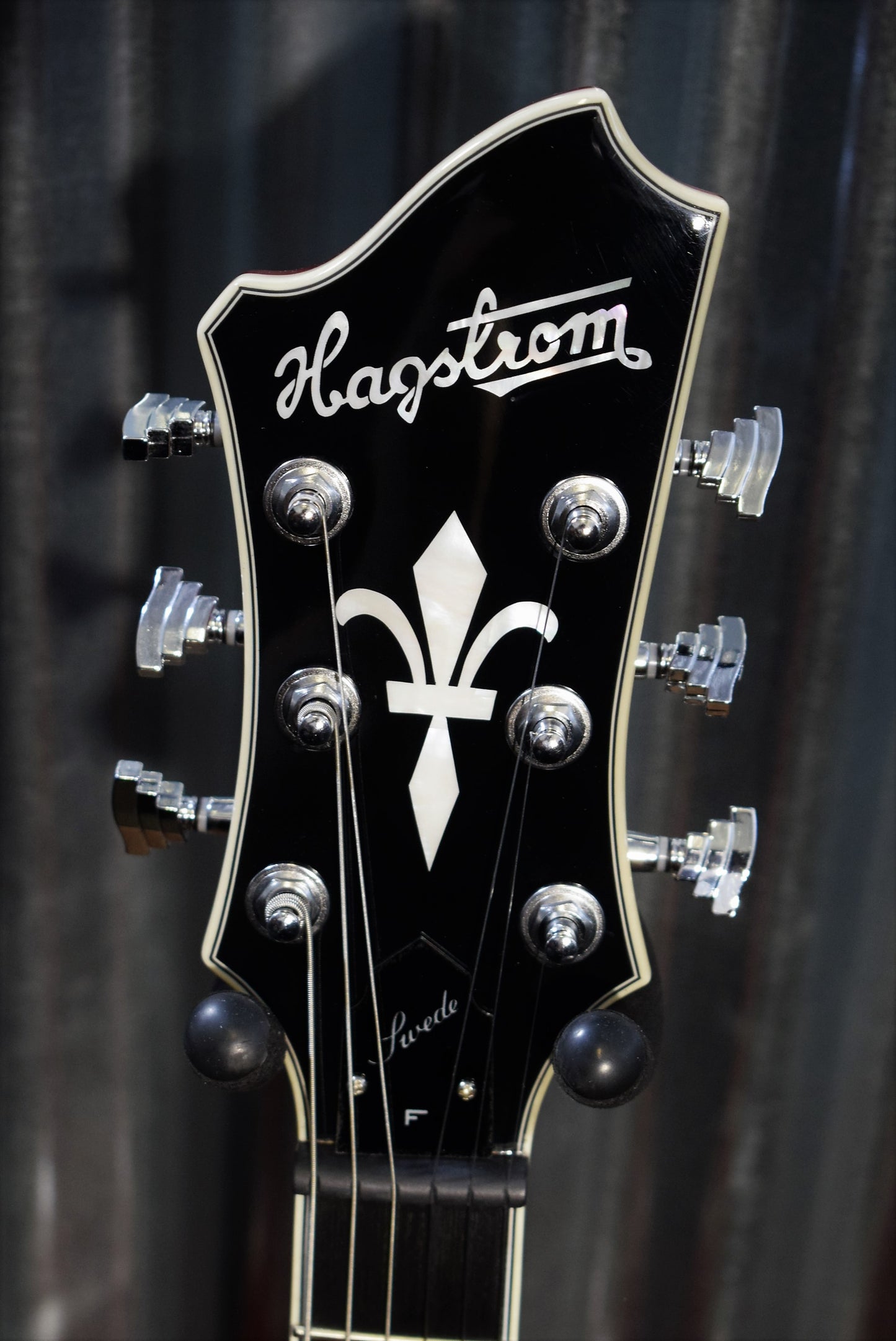 Hagstrom Swede F Wild Cherry Transparent Semi Hollow Electric Guitar #0363 Demo