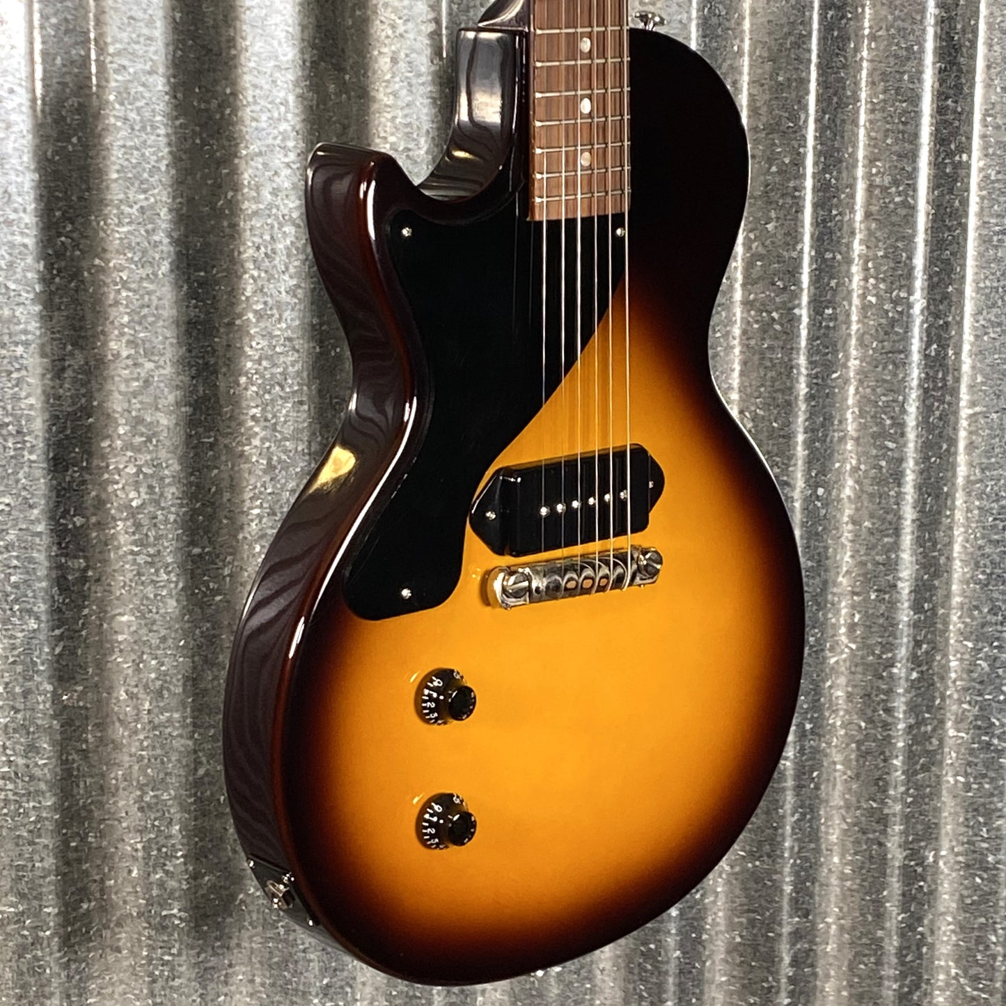 Gibson Les Paul Junior LP JR Vintage Tobacco Burst Left Hand Guitar & Case #0233 Used