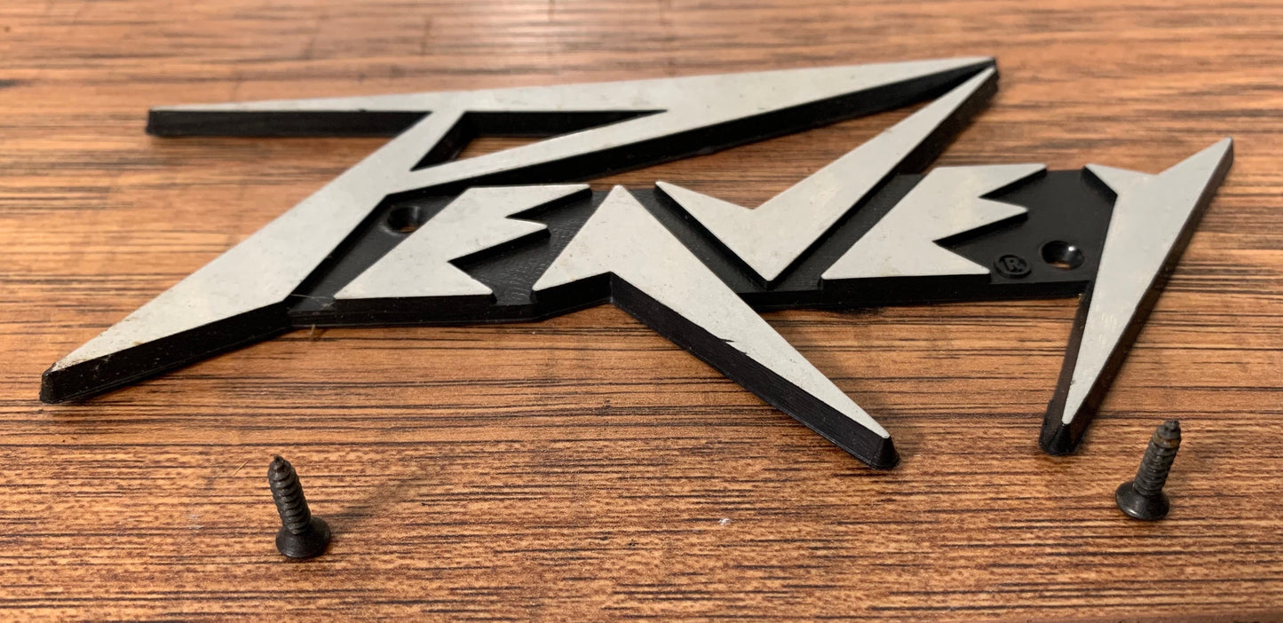 Peavey Electronics Vintage Logo Badge Plastic Used
