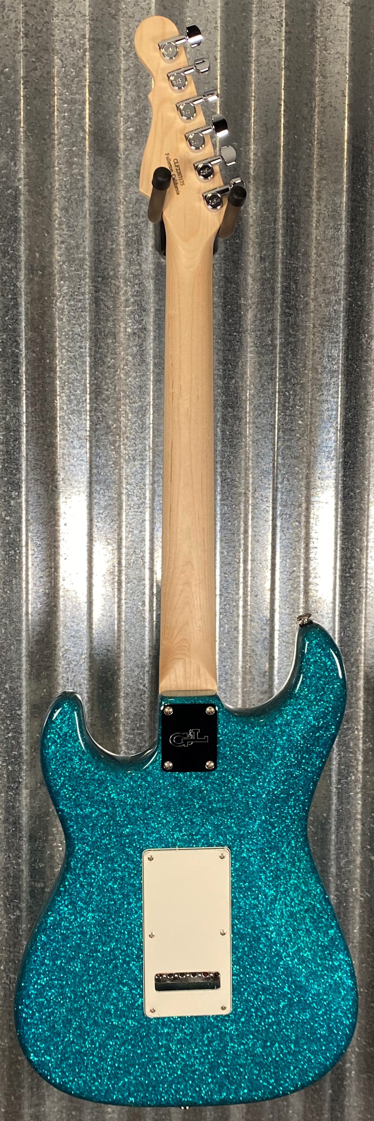 G&L USA Comanche Turquoise Metal Flake Guitar & Case #7175