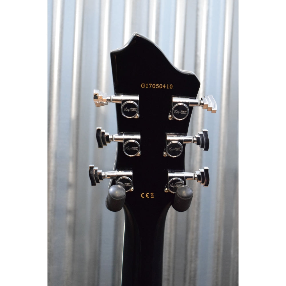 Hagstrom Super VIking SUVIK-TSB Tobacco Sunburst Flame Top Semi-Hollow Guitar #0410