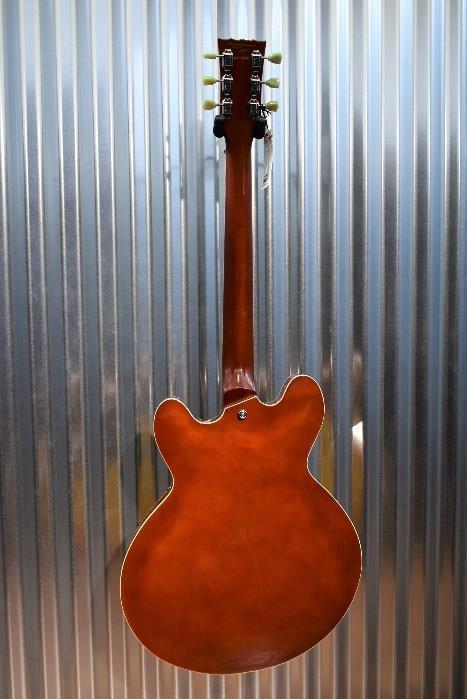Vintage Guitars VSA500HB Honeyburst Semi-Hollow Body Set Neck Guitar #37