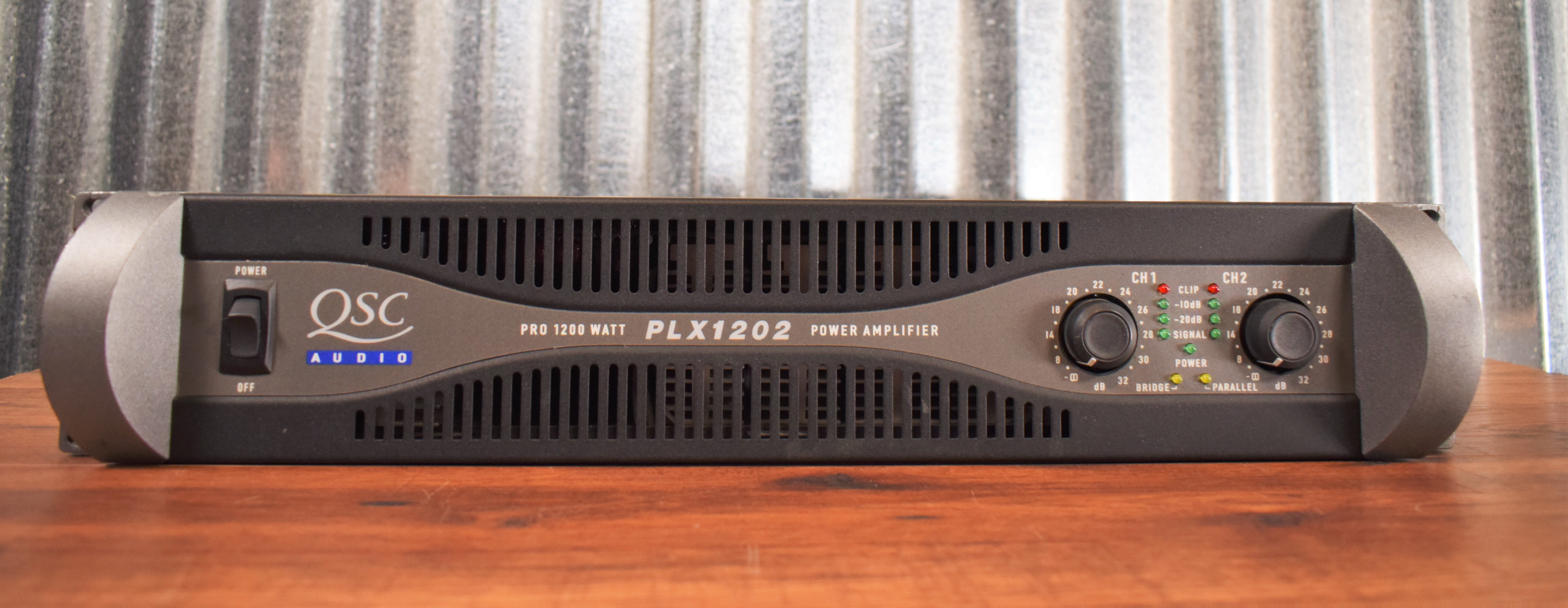 QSC Audio PLX1202 Pro 1200 Watt Two Channel Power Amplifier Used