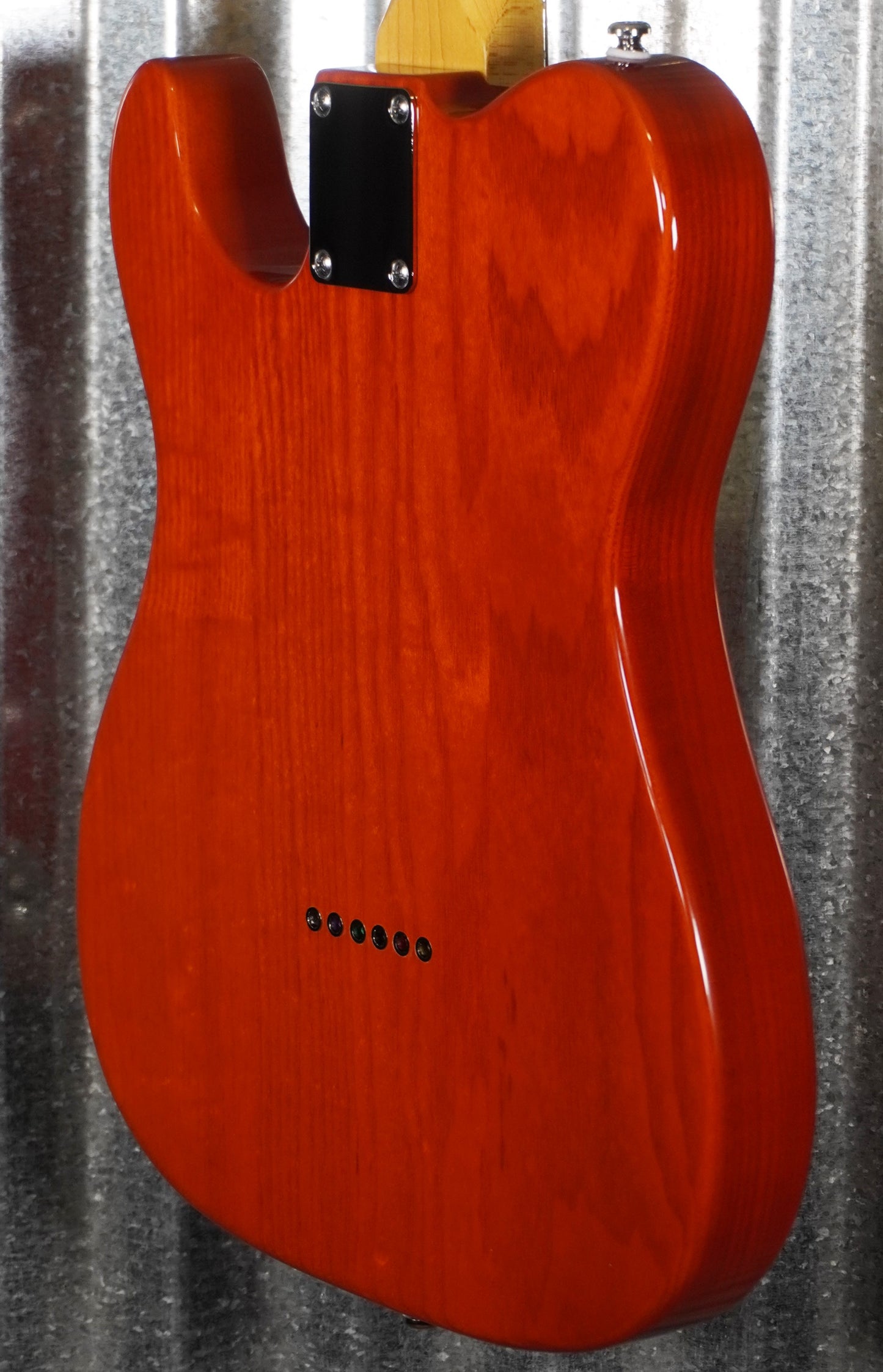 G&L Tribute ASAT Classic Bluesboy Clear Orange Semi Hollow Guitar #0435