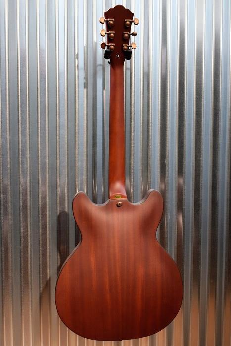 Washburn HB32DMK Distressed Matte Mahogony Semi Hollow Guitar & Case #001