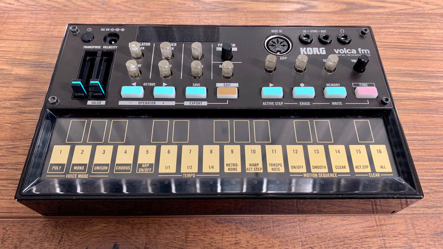 Korg Volca FM Tabletop Digital FM Polyphonic Sequencer Synthesizer Used