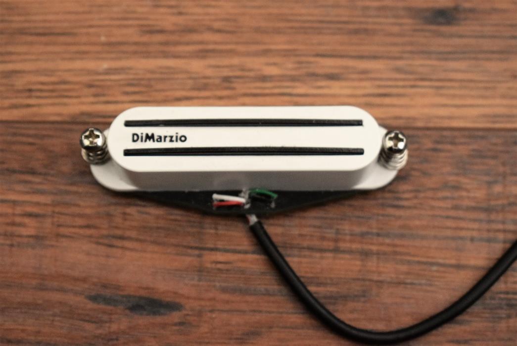Dimarzio DP186W Cruiser Neck Single Coil Size Humbucker Guitar Pickup White Used