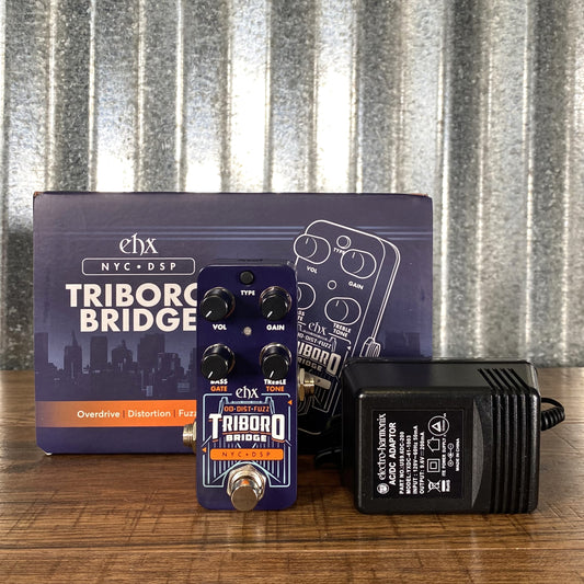 Electro-Harmonix EHX Pico Triboro Bridge Overdrive, Fuzz & Distortion Guitar Effect Pedal