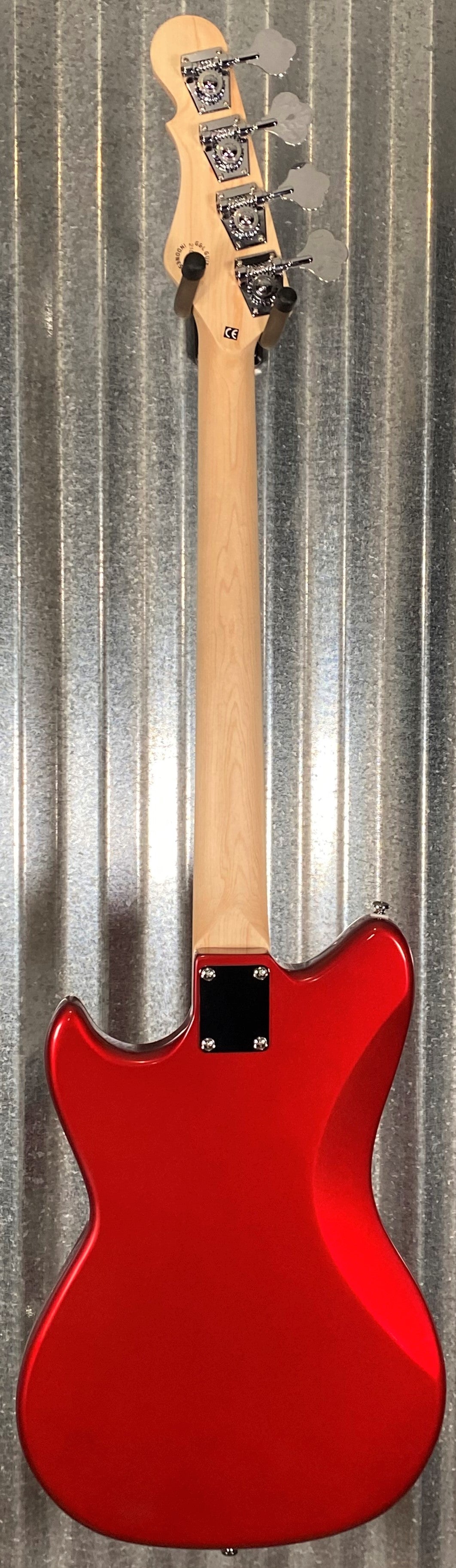 G&L Guitars Tribute Fallout Bass Short Scale 4 String Candy Apple Red #1181