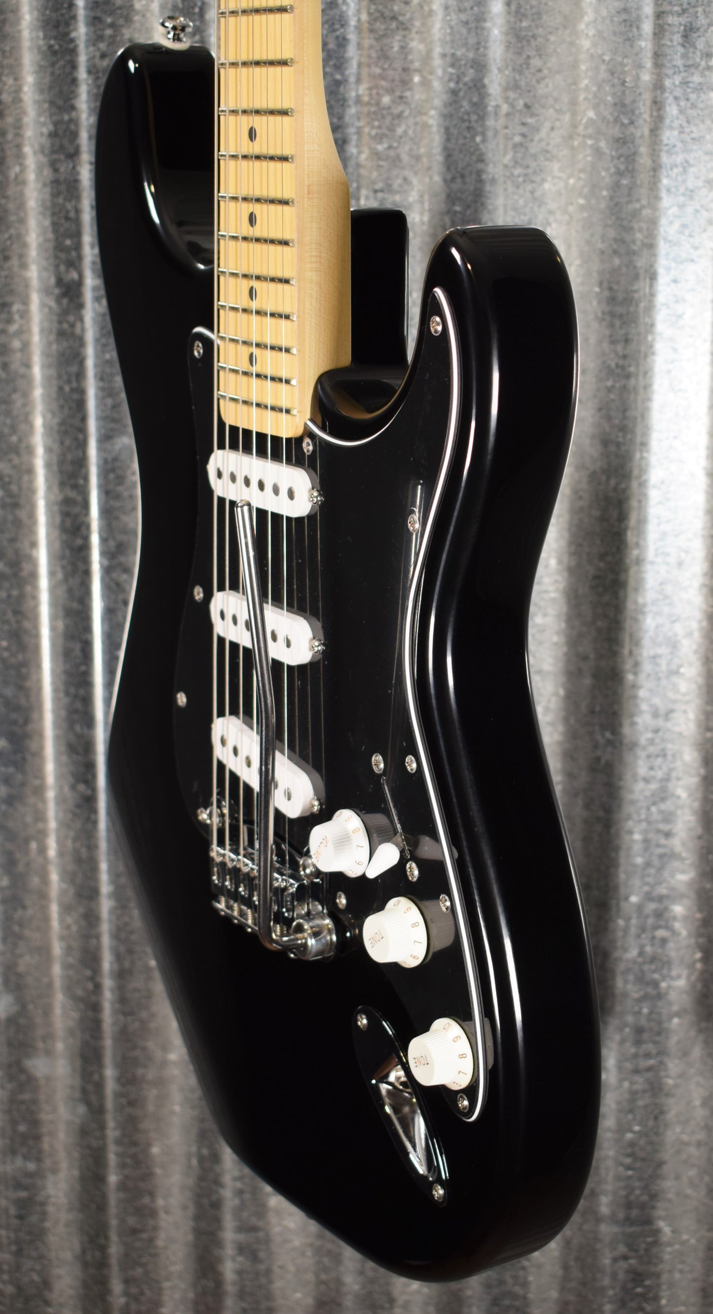 G&L Tribute Legacy Poplar Gloss Black Guitar #3418 Demo