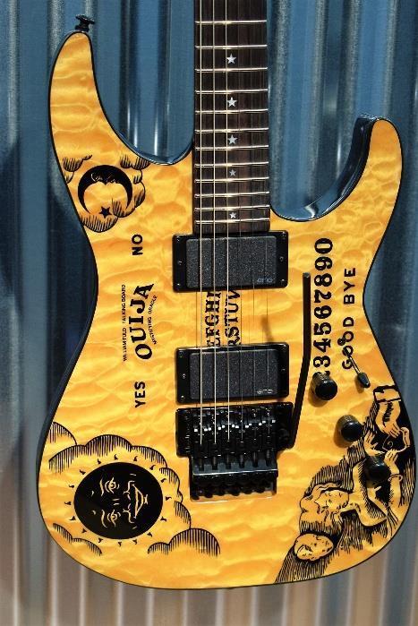 ESP LTD KH Ouija Natural Quilt Kirk Hammett Limited Edition Guitar & Case #364