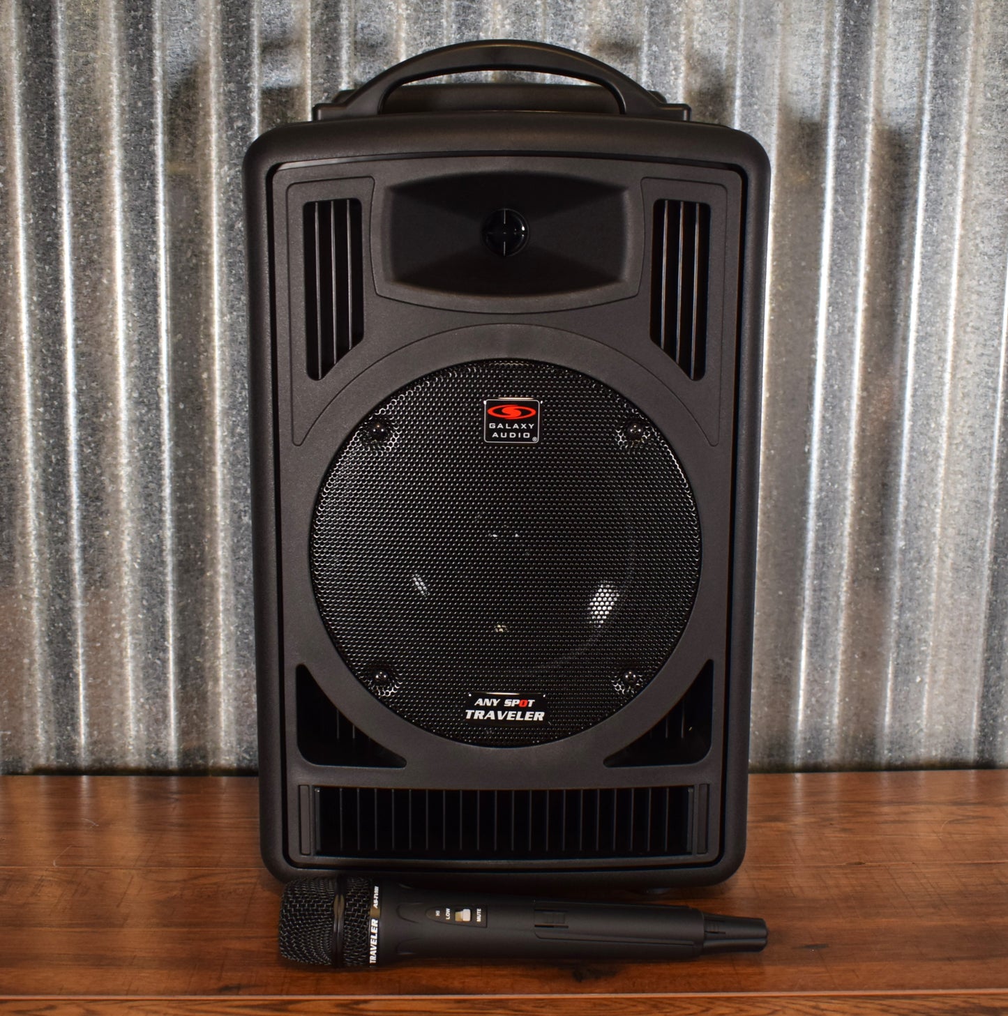 Galaxy Audio Traveler TV8-0010H000G 80 Watt Portable Battery Powered Wireless PA System & Handheld Microphone