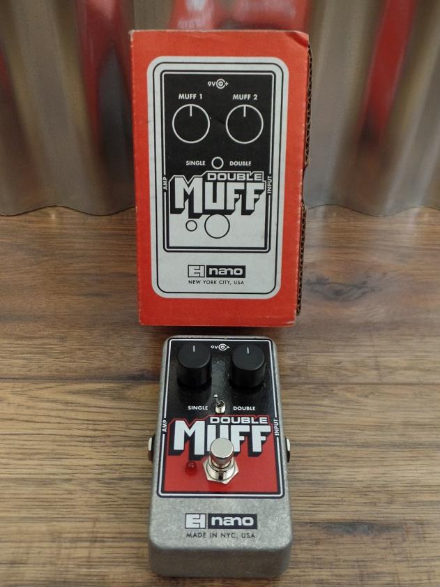 Electro-Harmonix Nano Double Muff Overdrive/Fuzz FX Pedal for Electric Guitar Used