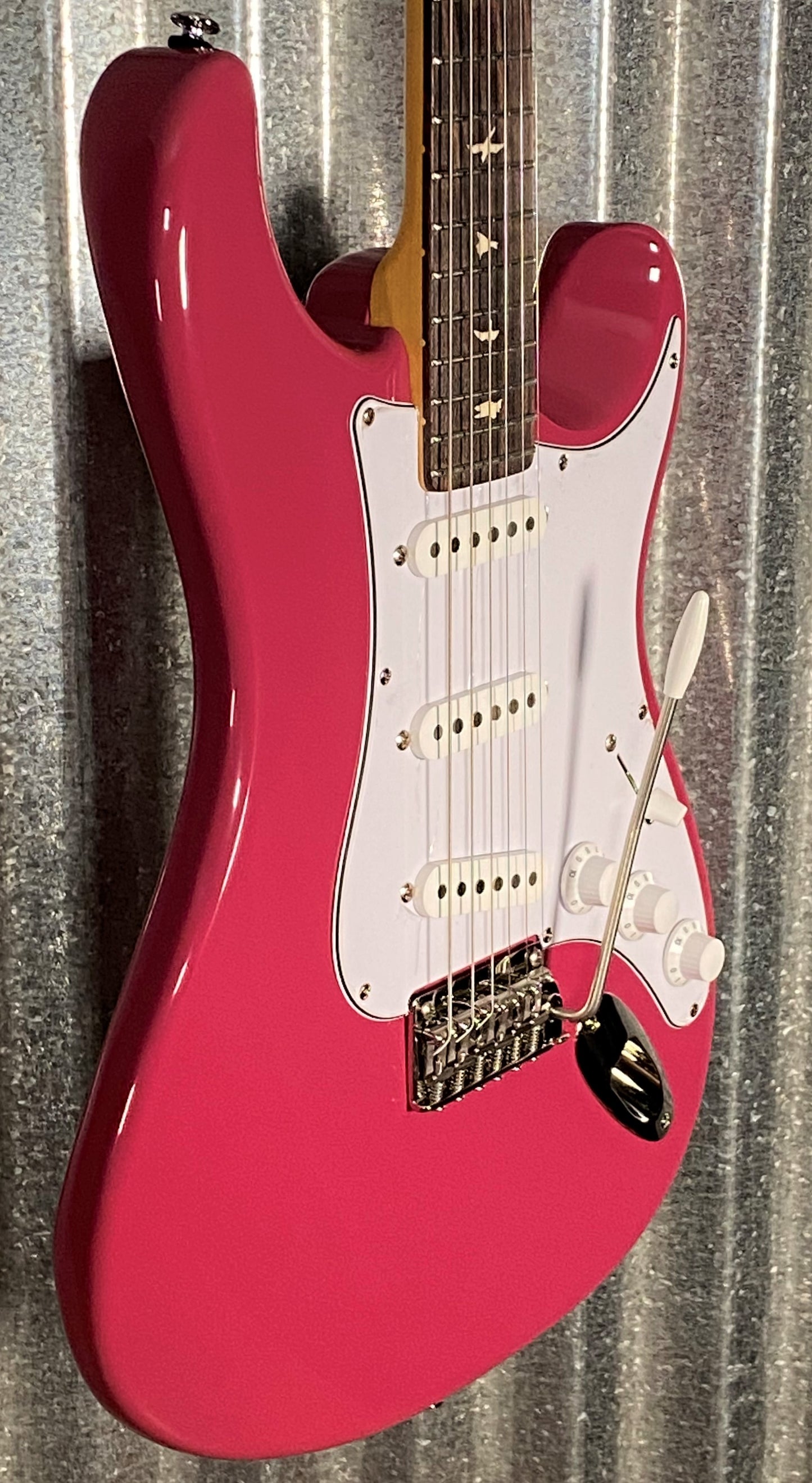 PRS Paul Reed Smith SE Silver Sky Dragon Fruit Guitar & Bag #0424