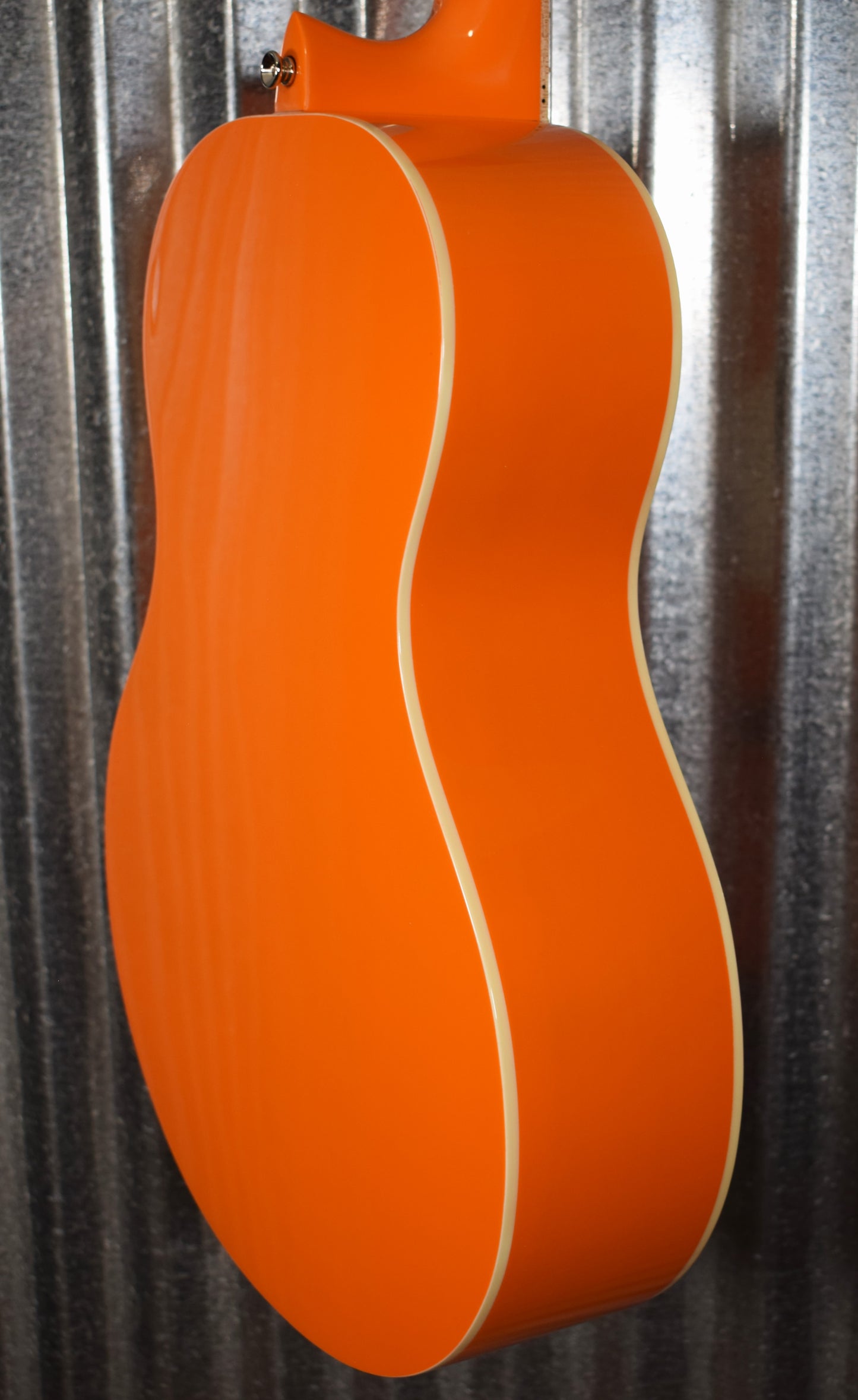 Ortega RGA-ORG Gaucho Acoustic Nylon String Parlor Orange Guitar & Bag #0039