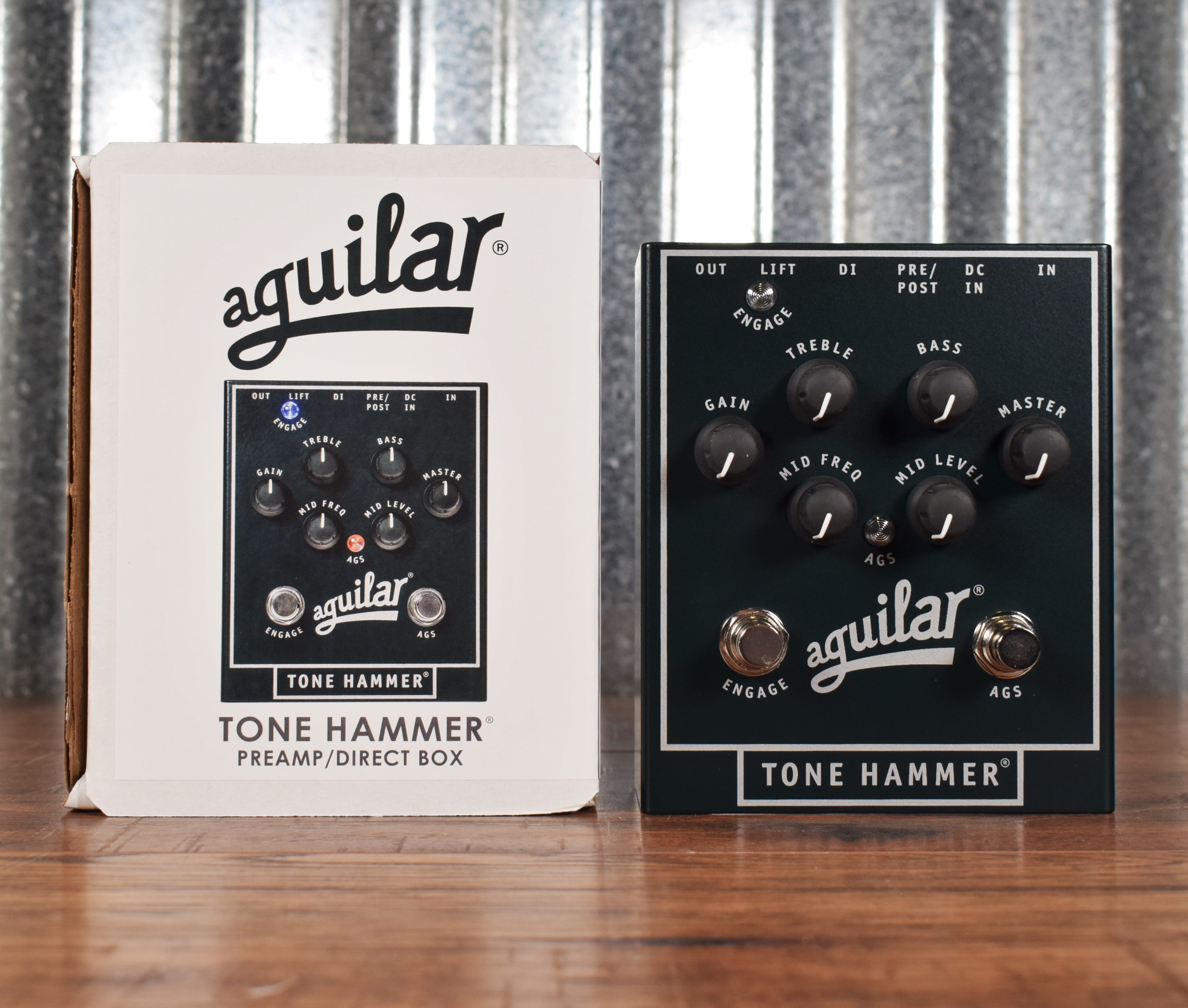 aguilar tone hammer pedal Aguilar Tone Hammer Bass Preamp Direct Box Effect Pedal – Specialty Traders