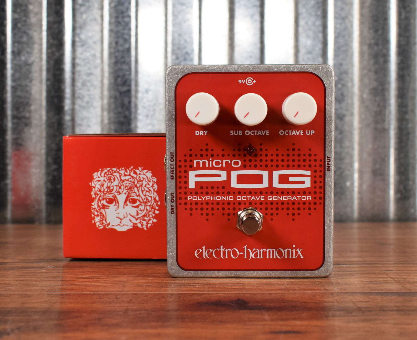 Electro-Harmonix Micro POG Polyphonic Octave Generator Guitar Bass Effects Pedal