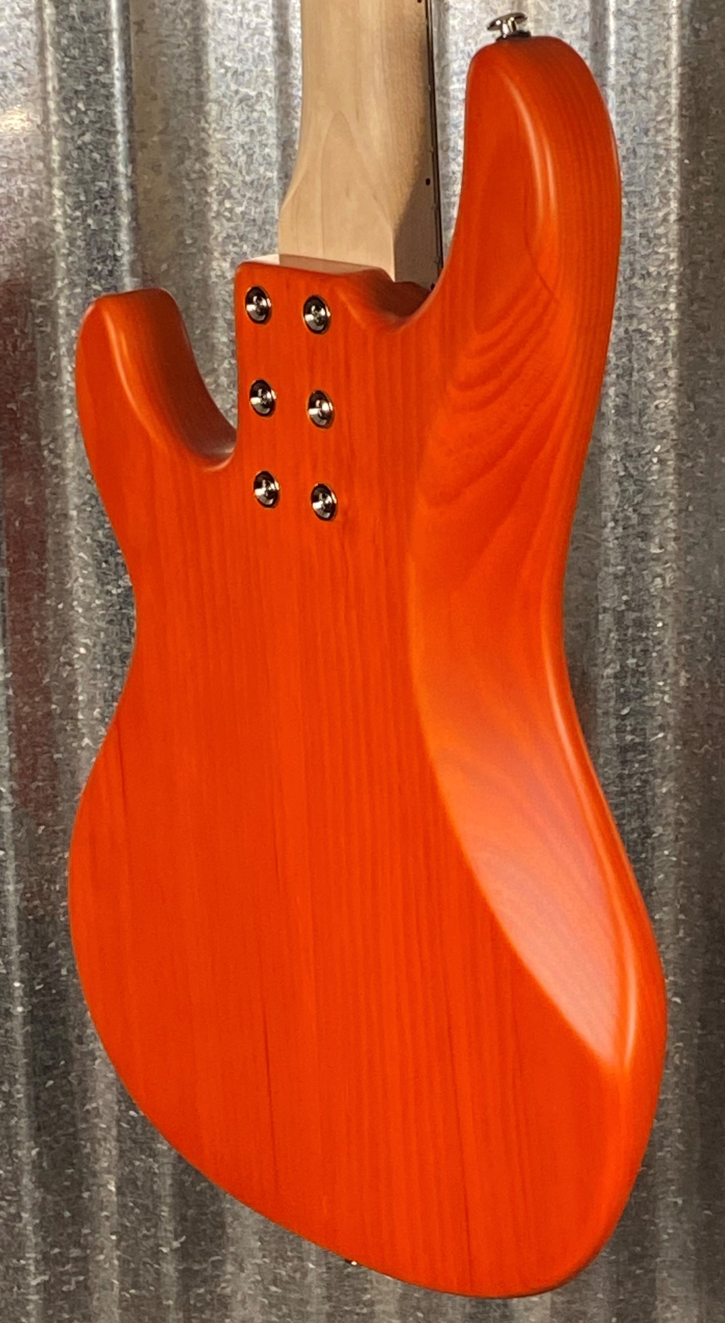 G&L USA Kiloton 5 Clear Orange Frost 5 String Bass & Case #2135