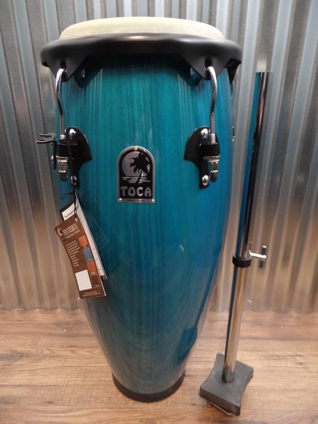 Toca Synergy 2300BB 10" Bahama Blue Conga & Mount #1007 *