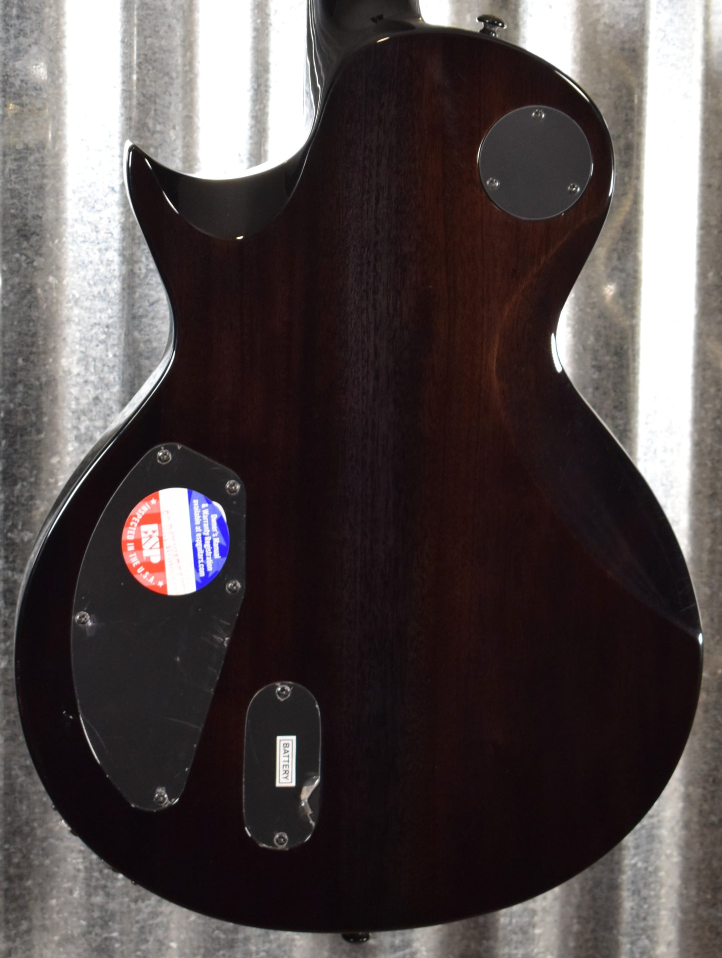 ESP LTD EC-1000 Piezo Bridge Quilt Top See Through Black Guitar EC1000PIEZOQMSTBLK #1983 B Stock
