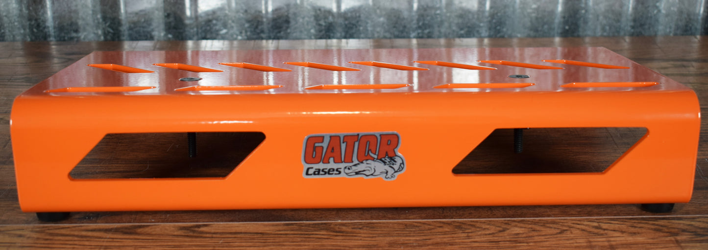 Gator GPB-LAK-OR Small Aluminum Guitar Effect Pedalboard & Bag Orange