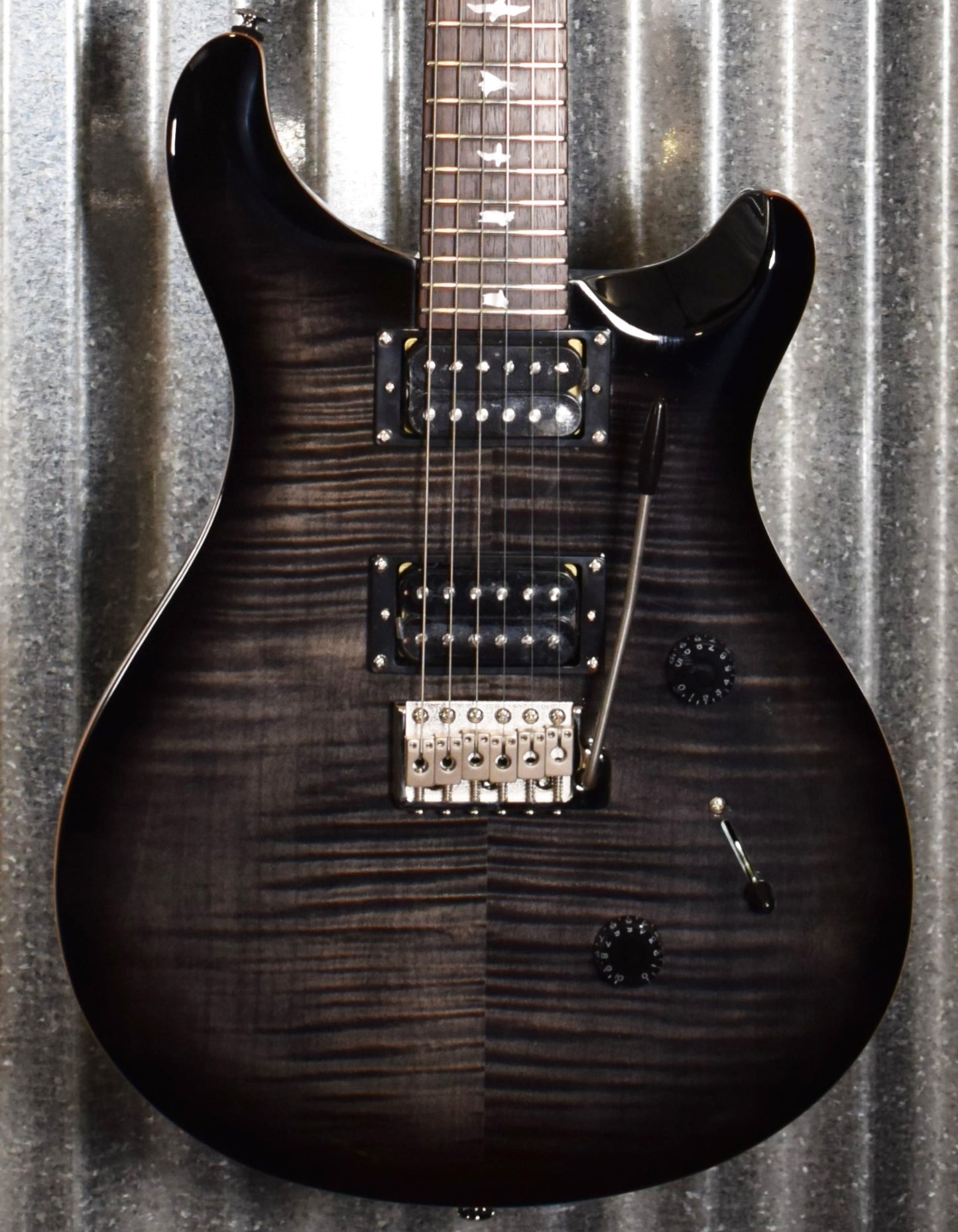 PRS Paul Reed Smith SE Custom 24 Charcoal Burst Guitar & Bag #0528