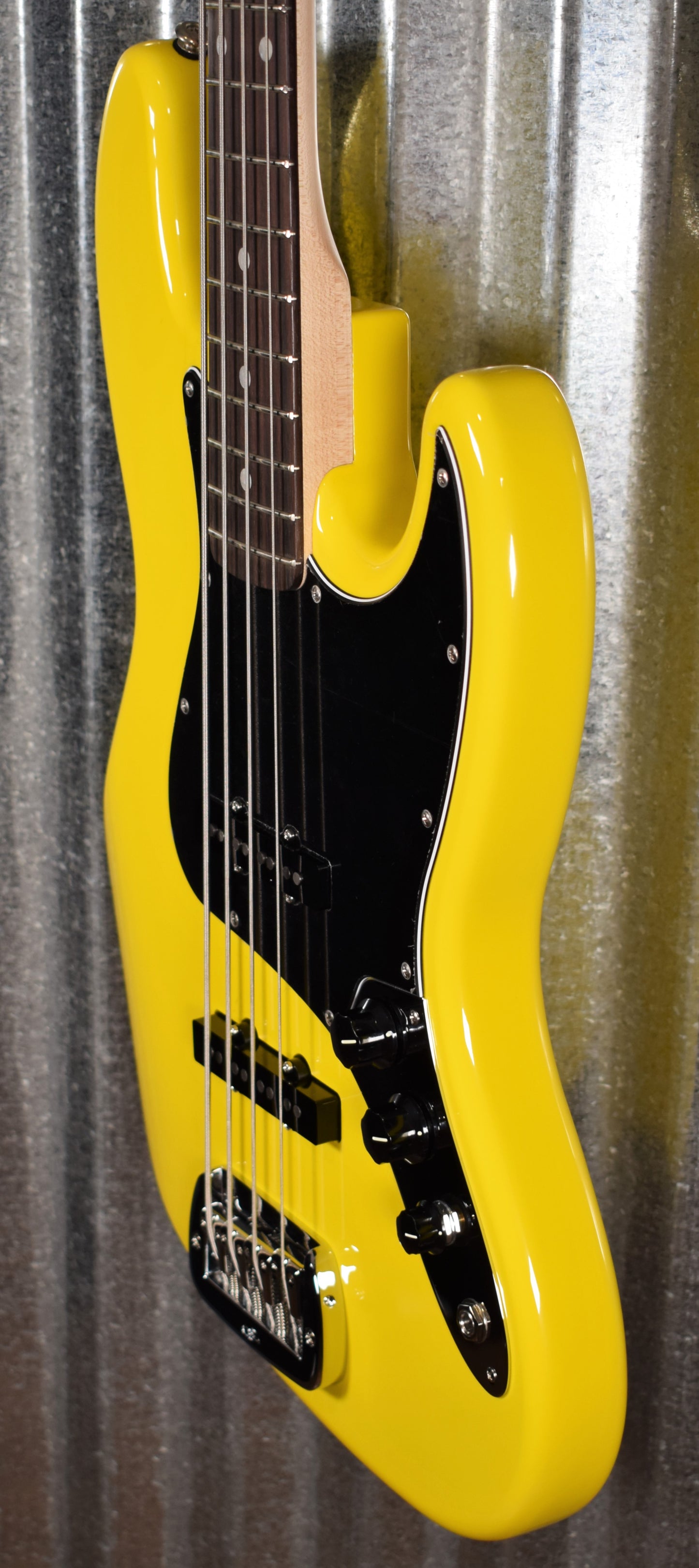 G&L USA Fullerton Custom JB Yellow Fever Jazz Bass & Case 2020 #9031