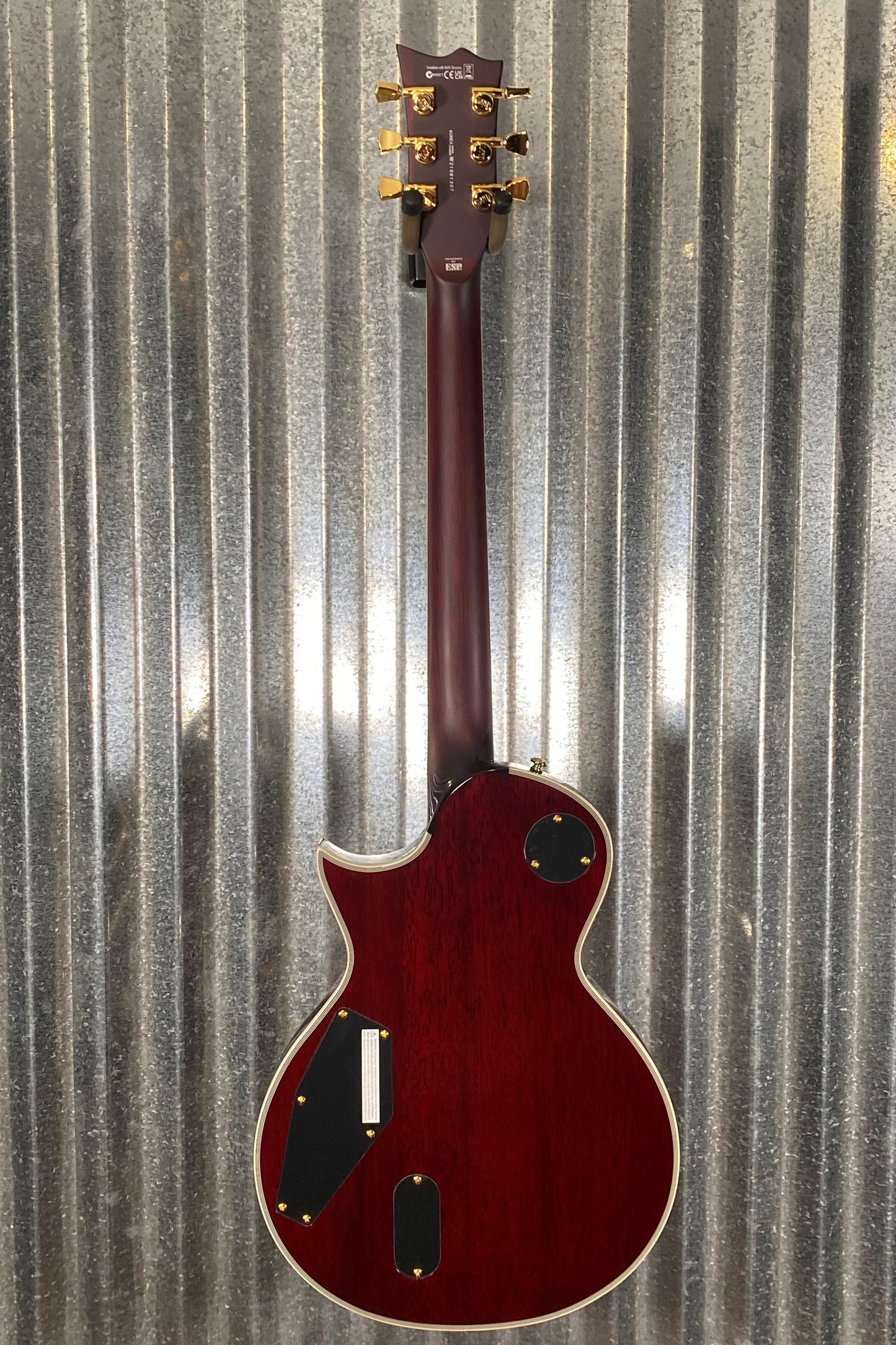 ESP LTD EC-1000T CTM Eclipse Fishman See Thru Black Cherry Guitar & Bag LEC1000TCTMFMSTBC #1307 Used