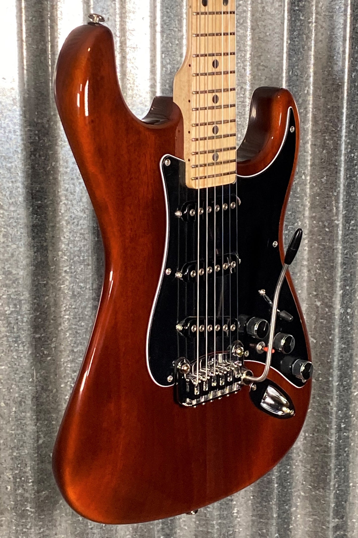 G&L USA CLF Research S-500 Mocha Guitar & Bag #9091