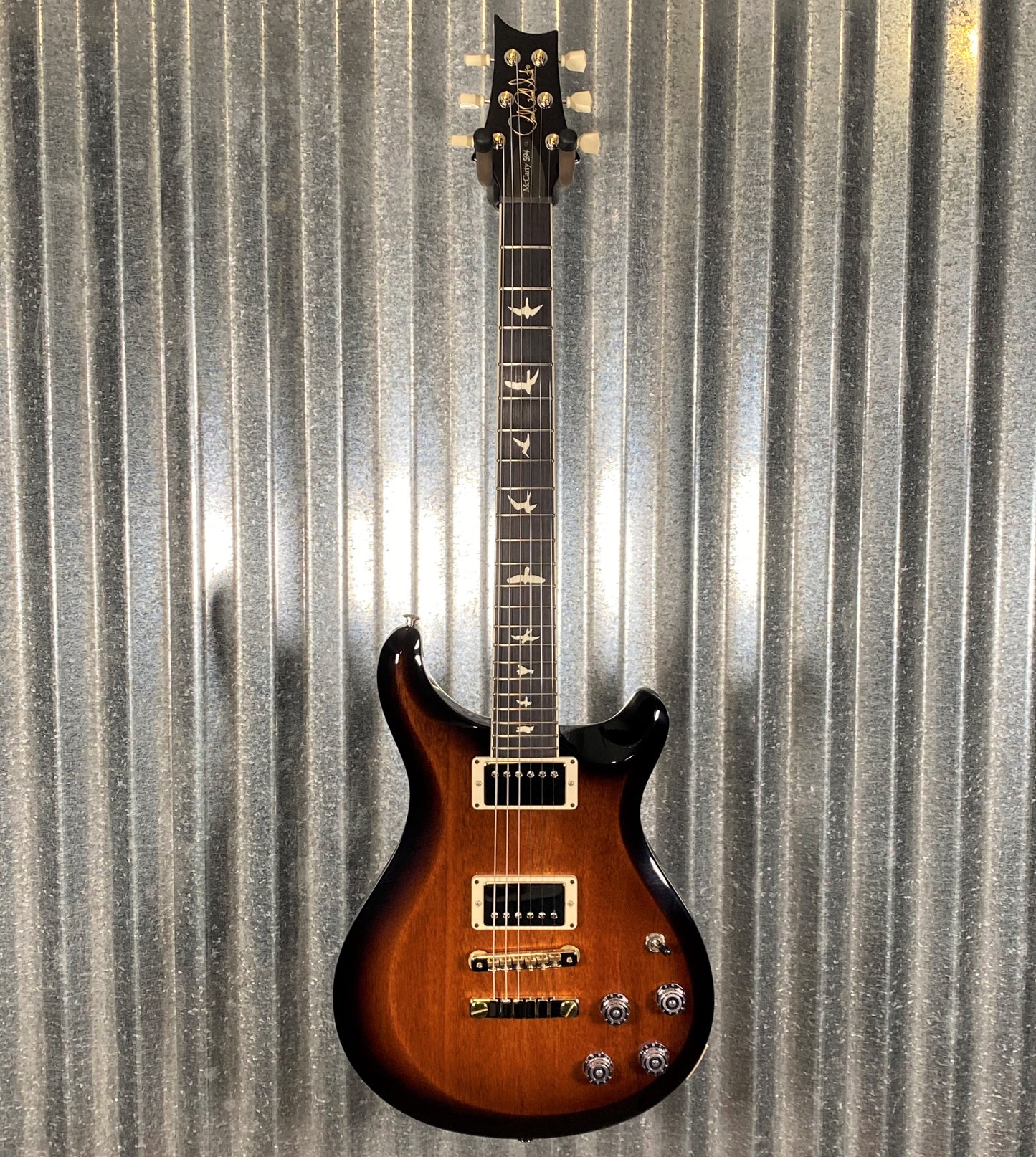 PRS USA S2 McCarty Thinline 594 Tobacco Sunburst Guitar & Bag #5314