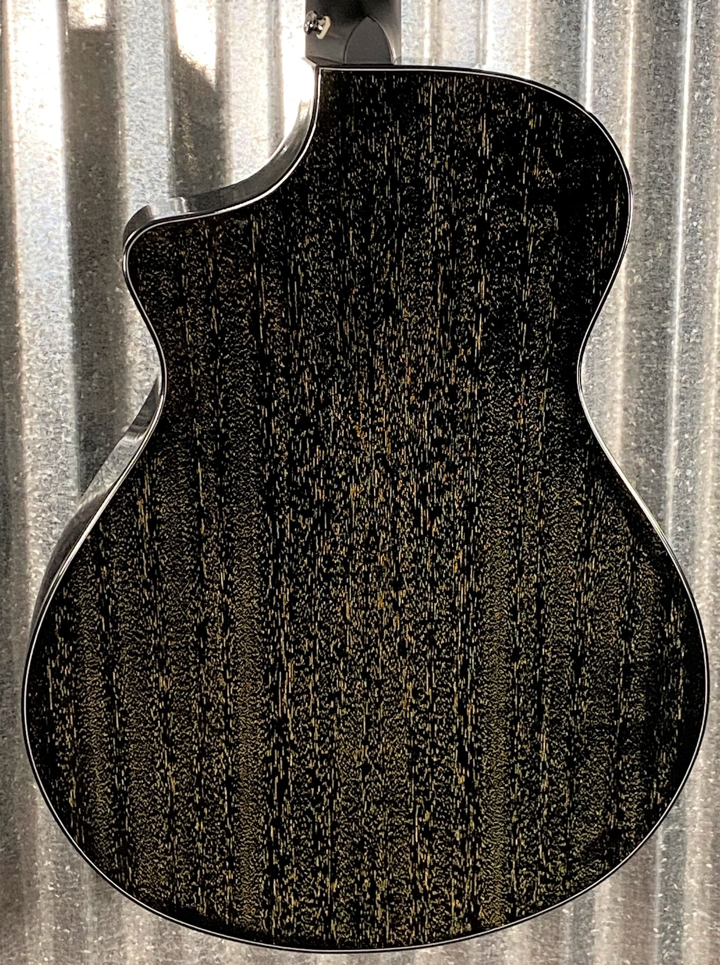 Breedlove Rainforest S Concert CE Black Gold Mahogany Acoustic Electric Guitar #1073