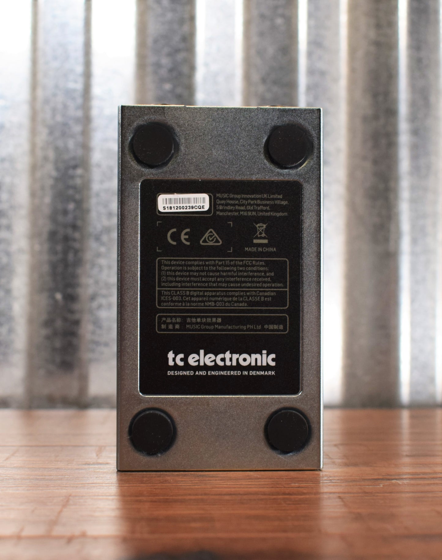 TC Electronic Vibraclone Rotary Speaker Emulator Guitar Effect Pedal Used