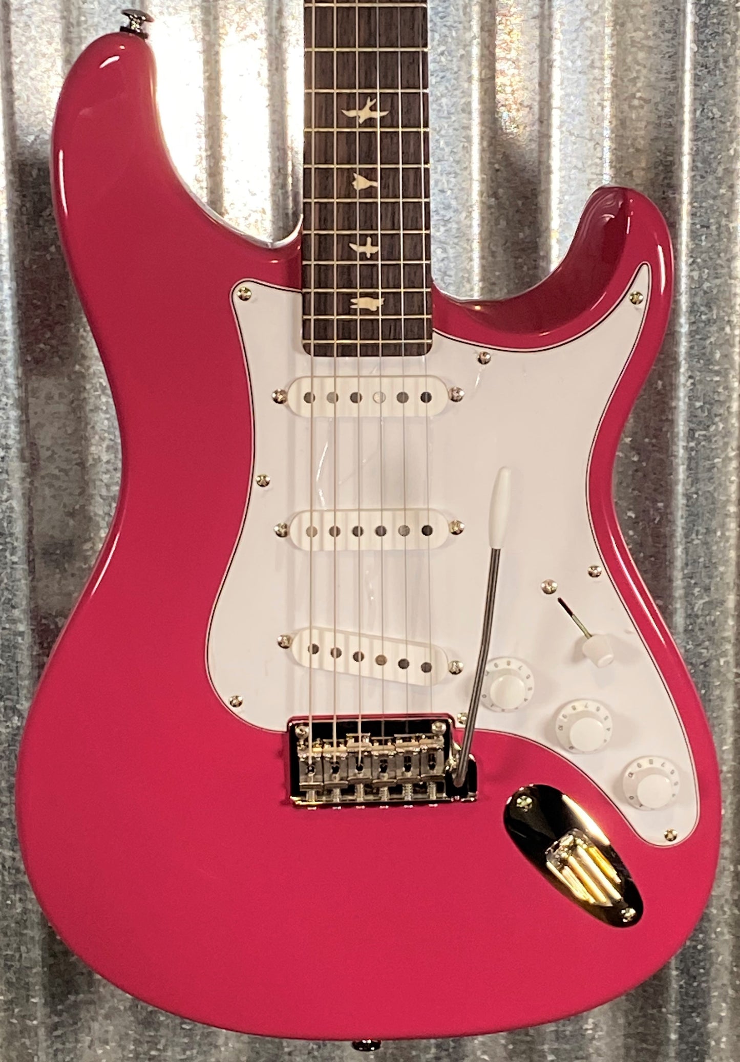 PRS Paul Reed Smith SE Silver Sky Dragon Fruit Guitar & Bag #2087