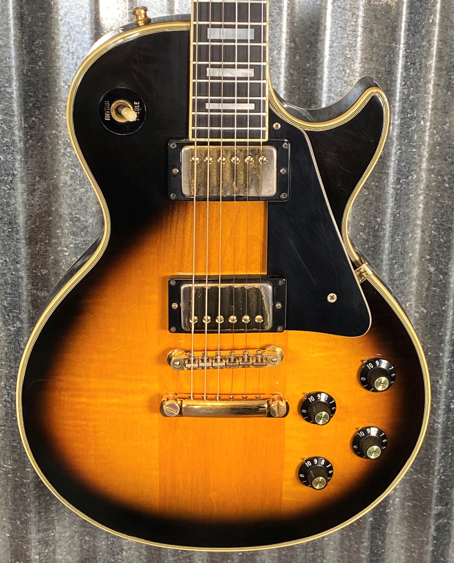 Gibson USA 1975 20th Anniversary Les Paul Custom Tobacco Sunburst Guitar & Case #3743 Used