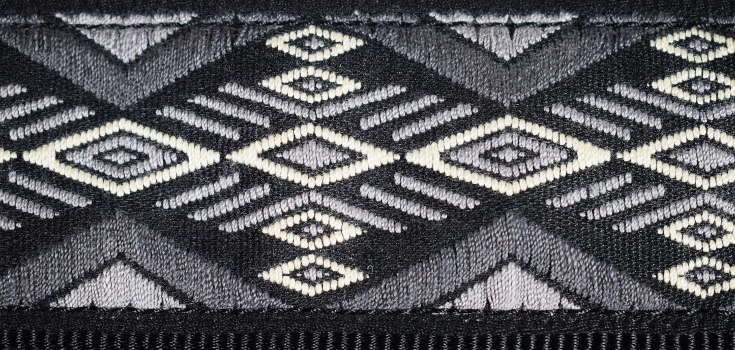 LOCK-It Straps Retro Vintage Series 2" Carbon Canyon Guitar Bass Straplock Strap 070 CC