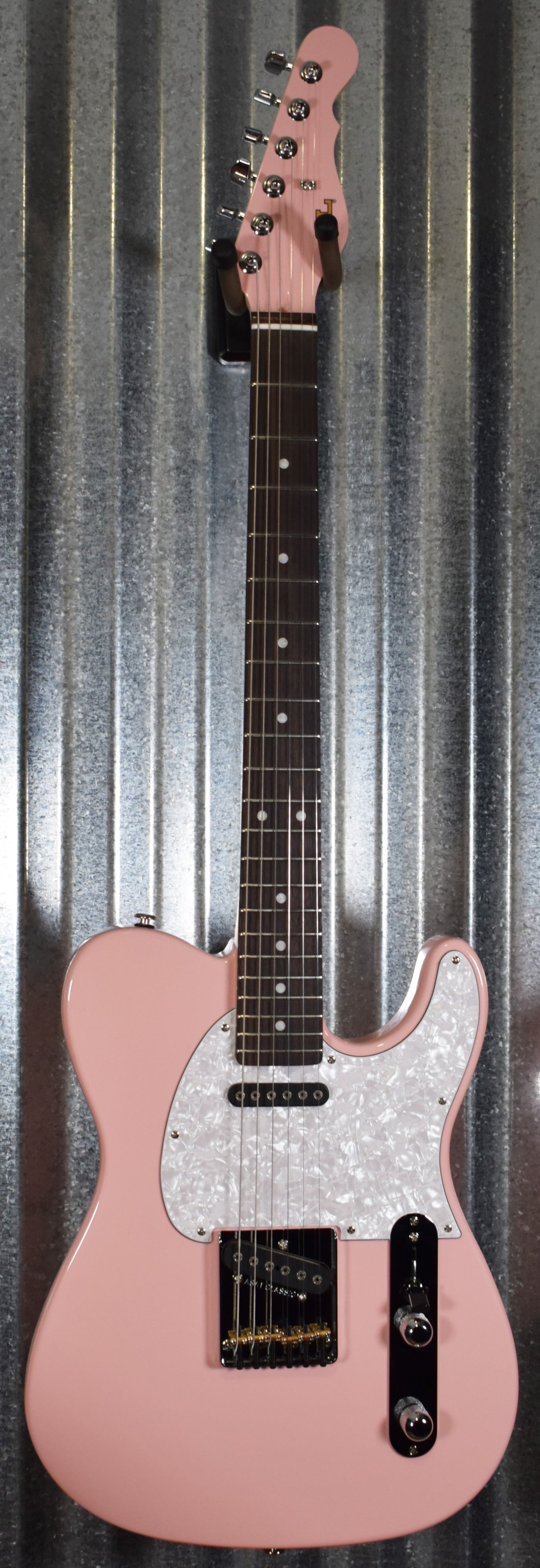 G&L USA ASAT Classic Shell Pink Rosewood Satin Neck Guitar & Case #5198