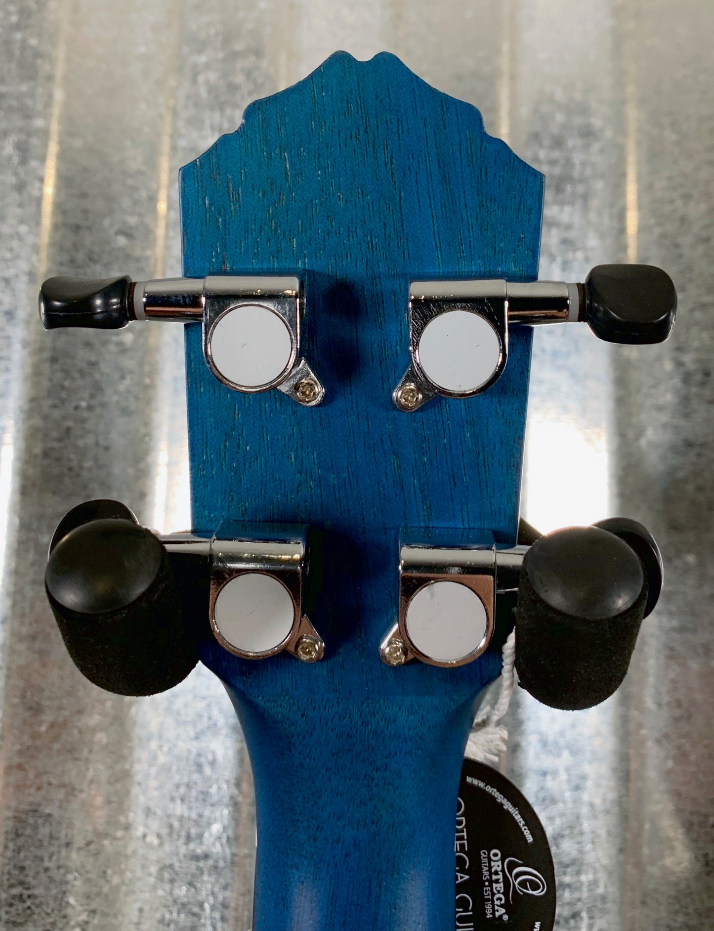 Ortega Guitars RUOCEAN Ocean Blue Okoume Top Concert Ukulele