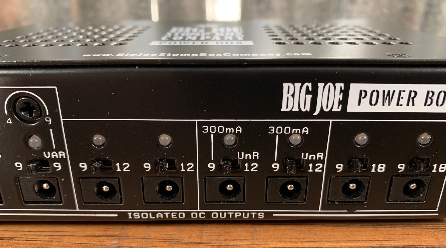 Big Joe Stompbox Power Box PB-101 Isolated Power Supply For Guitar Bass Effects Pedals