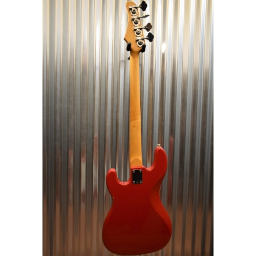 Cort Precision Single Pickup Maple Neck Red Body Electric Bass Guitar Used