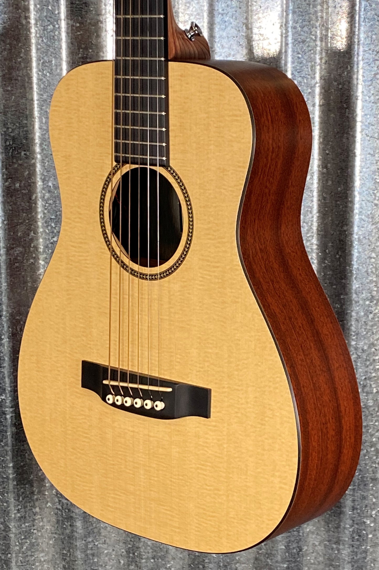 Martin LXME Little Martin Natural Acoustic Electric Travel Guitar & Bag #0787 Used