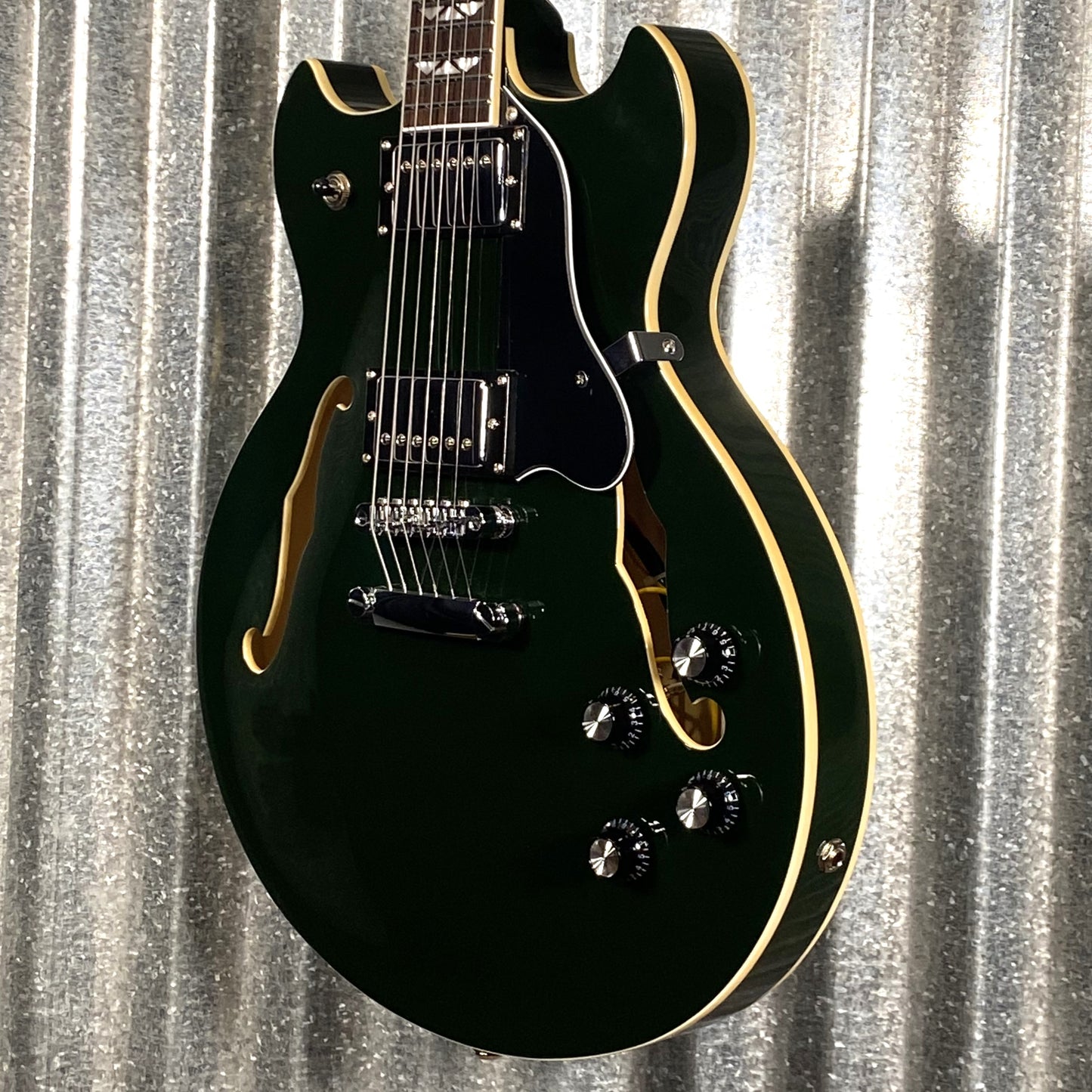 Westcreek 333 Semi Hollow Body 335 Transparent Green Guitar #0412 Used