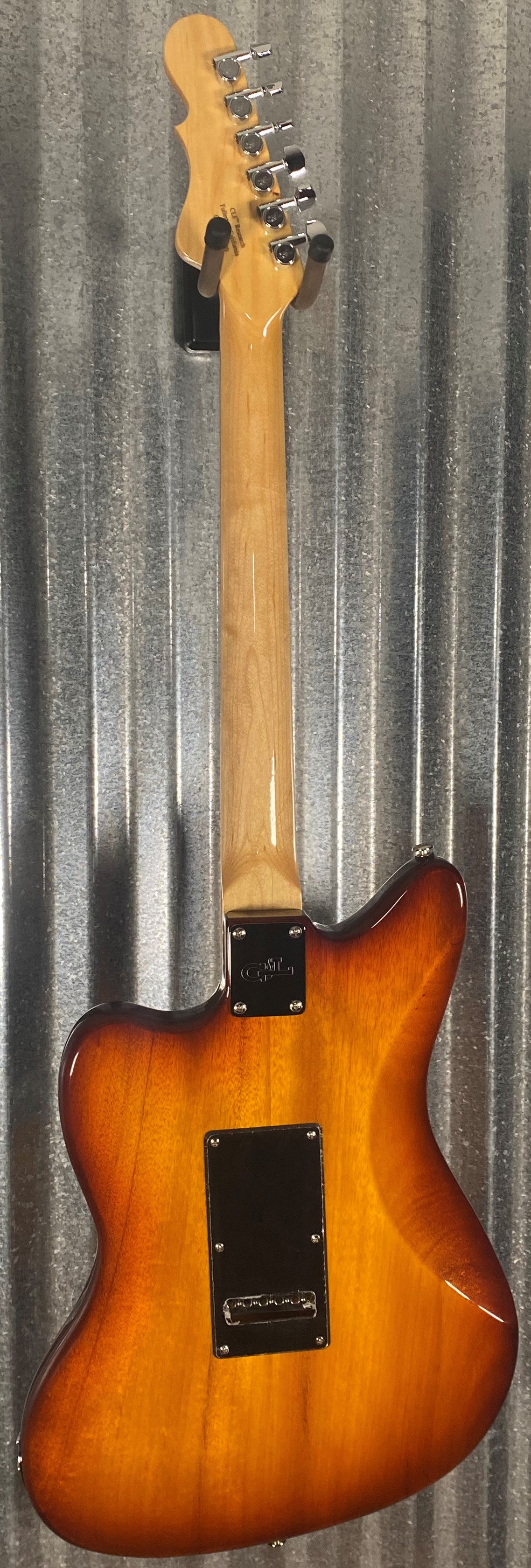 G&L USA CLF Research Doheny V12 Old School Tobacco Sunburst Guitar & Case Blem #7300