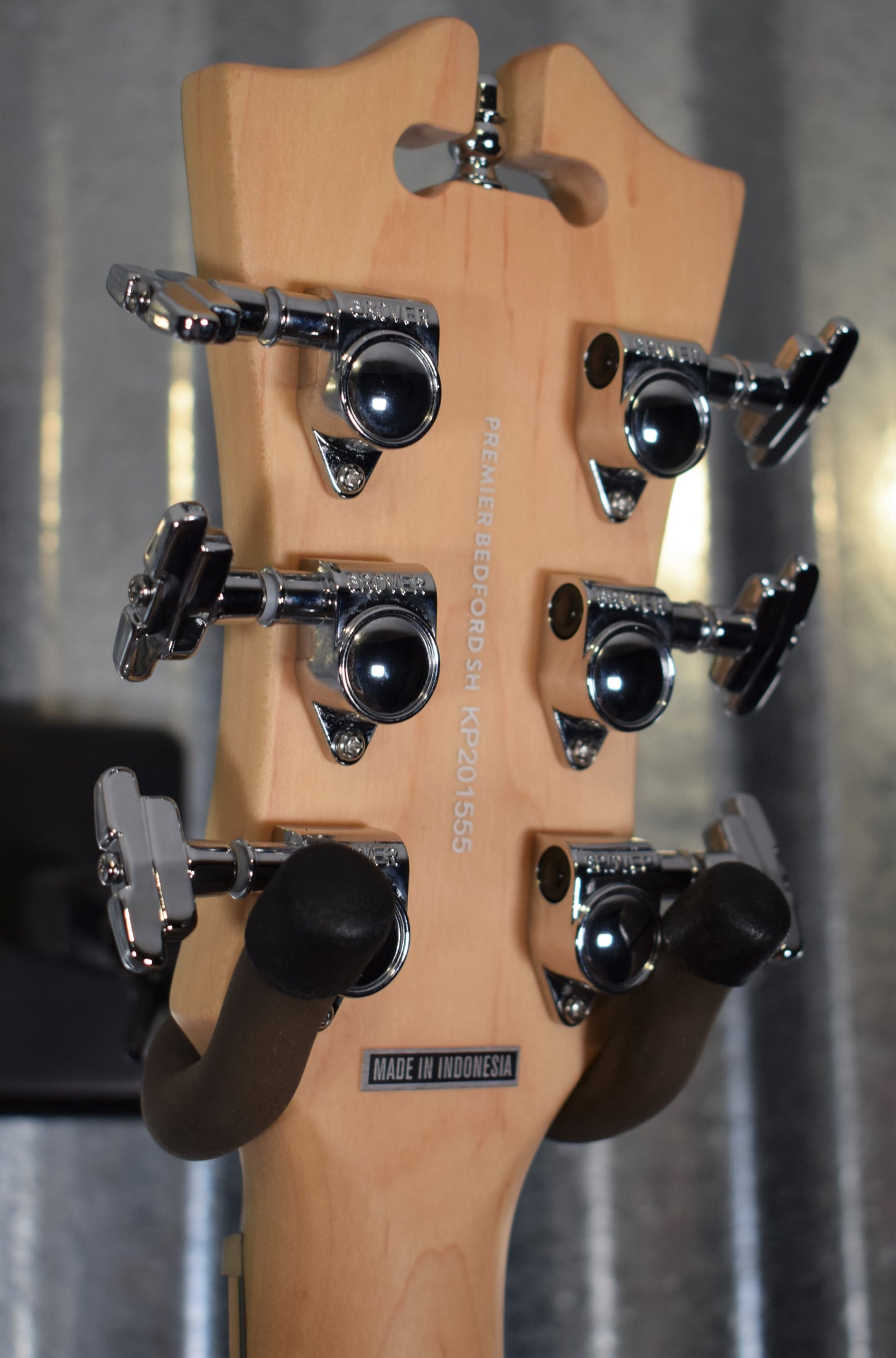D'Angelico Premier Bedford SH Offset Semi Hollow Black Flake Guitar & Bag #1555